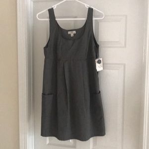 Adorable grey size L juniors NWT dress
